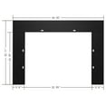 thumbnail image 2 of Trim Kit Designed for 36" W27 H Electric Fireplace Insert, Black, 2 of 5