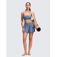 thumbnail image 4 of CRZ YOGA Softretch 2 in 1 Causal Shorts for Women High Waisted Flowy Yoga Lounge Workout with Pockets, 4 of 6