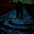 thumbnail image 4 of 50Pcs Glow In The Dark Pebbles Luminous Stones Garden Walkaway Aquarium Fish Tank, 4 of 15