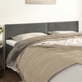 thumbnail image 4 of vidaXL Headboards 4 pcs Dark Gray 39.4"x2"x30.7"/34.6" Velvet, 4 of 69