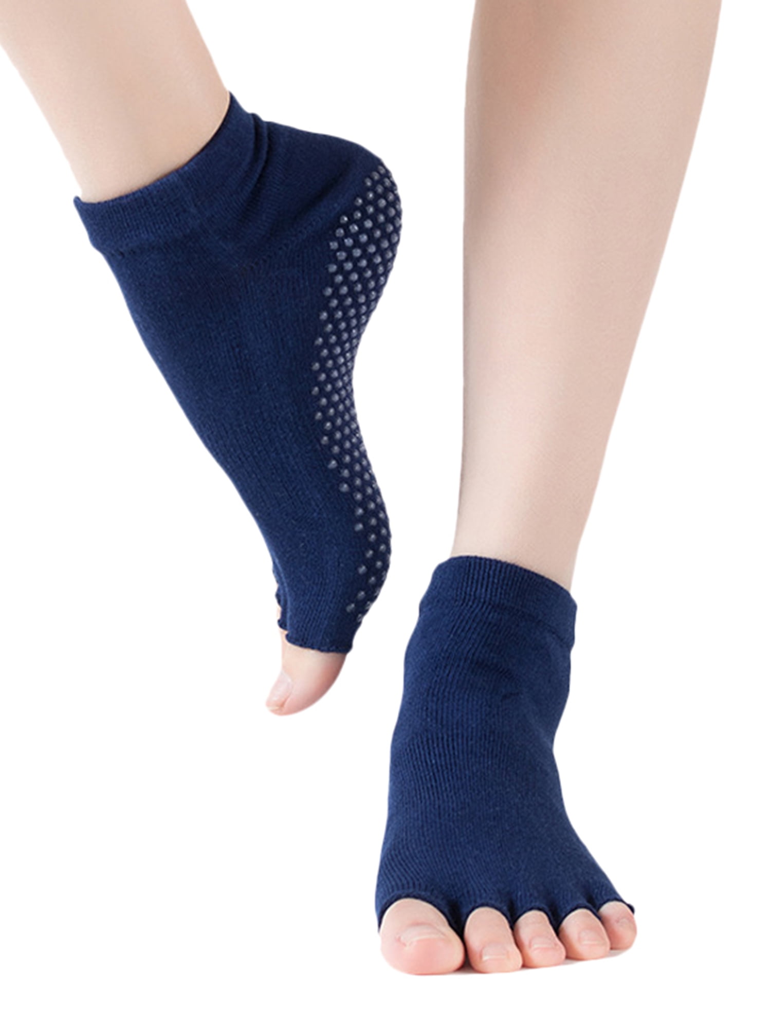 UPAIRCAS Women's Yoga Socks Pilates Dance Ballet Non Slip Toeless Grip