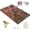 Burnt color, variant on Horse Race Board Game Racing Game Flame Color Thickened Solid Wood with 11 Luxurious Durable Classic Metal Horses 15.6 x 10 x 10 Inch