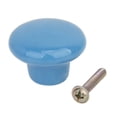 thumbnail image 4 of EXHUMKY 5Ud Pomos Redondos De Cerámica Azul Para Puerta Resistentes Para Gabinete Cocina, 4 of 4