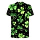 thumbnail image 5 of Tops para hombre, blusas y camisas de manga corta con cuello redondo para hombre, jersey informal con cuello redondo estampado para hombre, pantalones cortos deportivos para fitness, blusa de poliéste, 5 of 5