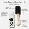 thumbnail image 4 of Saie Glowy Super Gel Lightweight Dewy Multipurpose Illuminator Color: Starglow Size: 0.5 FL OZ, 4 of 7