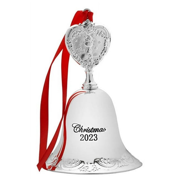 Wallace 2023 Silver-Plate Grande Baroque Bell Ornament - 29th Edition