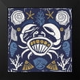 thumbnail image 2 of Brissonnet, Daphne 15x15 Black Modern Framed Museum Art Print Titled - Primitive Sea VII Dark, 2 of 5