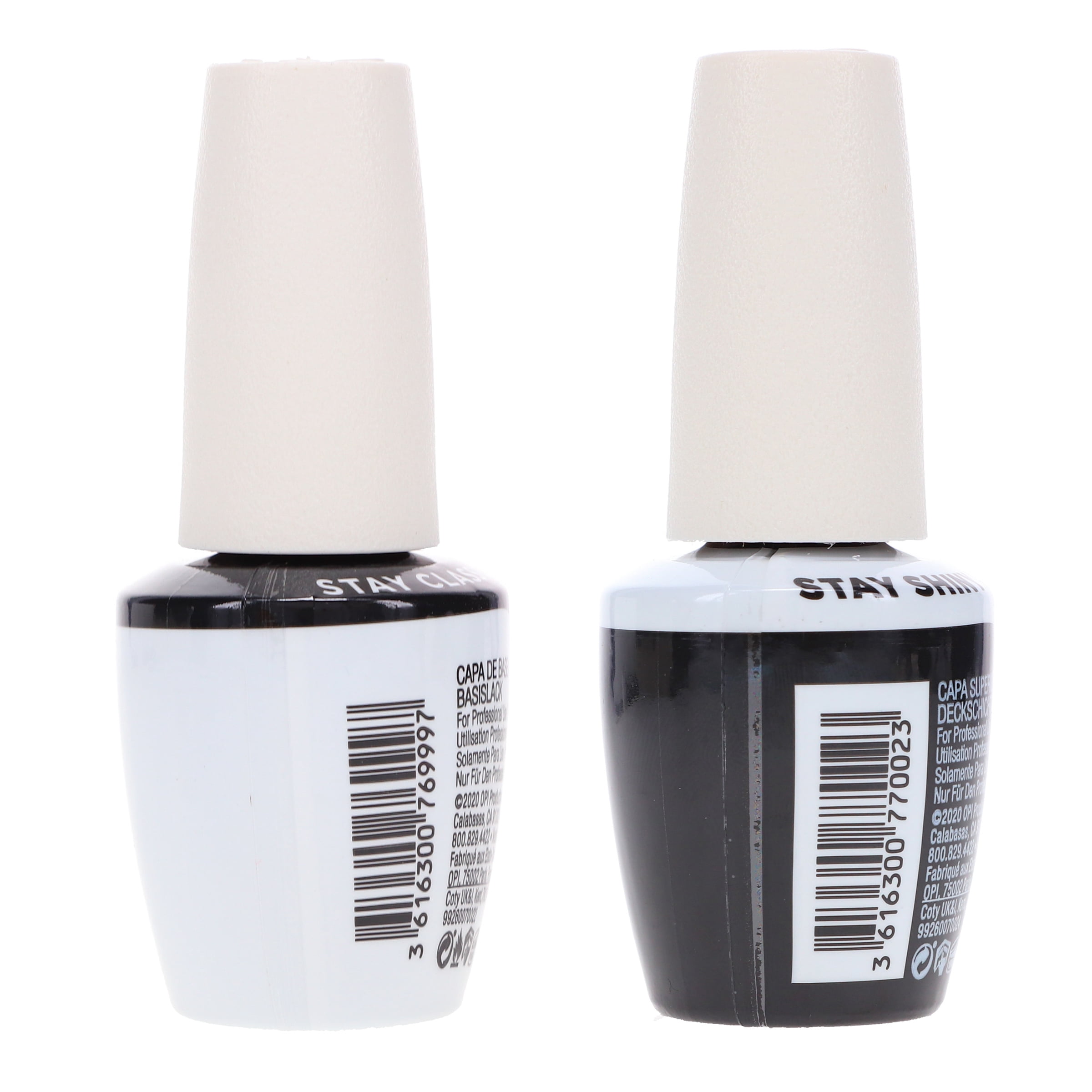 OPI GelColor Stay Shiny Top Coat 0.5 oz & GelColor Stay Classic Base Coat 0.5 oz Combo Pack