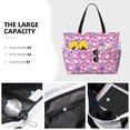 thumbnail image 3 of Naloa Skull Blue Flower Large Capacity Beach Bag, Waterproof Sandproof Beach Swim Pool Bag Tote Bag for Women, 3 of 7