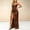 c01Brown, variant on Women Satin Spaghetti Strap Side Slit Bodycon Solid Color Maxi Dress Elegant Formal Evening Gowns with Slit Blue S