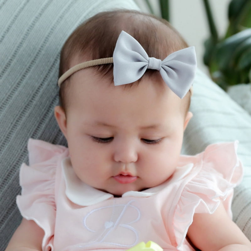 3Pcs/set Baby Girl Lovely Bow Headband Newborn Hair Band Headdress Headwear Real 