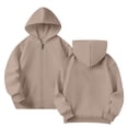 thumbnail image 4 of Angala 2 Piece Outfits For Girls Hooded Long Sleeve Sweatshirt With Wide Leg Pants Set Girls Autumn Daily Wear Clothes, 4 of 7