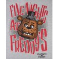 thumbnail image 3 of Five Nights At Freddy's Mens Grey Short Sleeved T-Shirt, 3 of 5