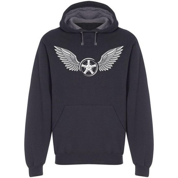 Winged Wheel Hoodie Men -Image by Shutterstock, Male XX-Large