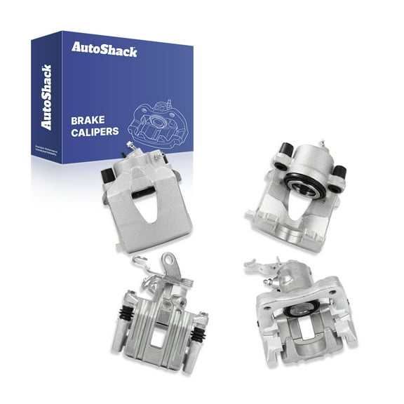AutoShack Front & Rear Brake Calipers Replacement for 2013-2015 Volkswagen Jetta 4-PC Set
