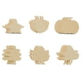 thumbnail image 3 of Natural Wood Sorting Trays with Wood Autumn-Themed Cutouts, Pack of 2, for DIY Crafting and Practical Life Activity, by Woodpeckers, 3 of 6