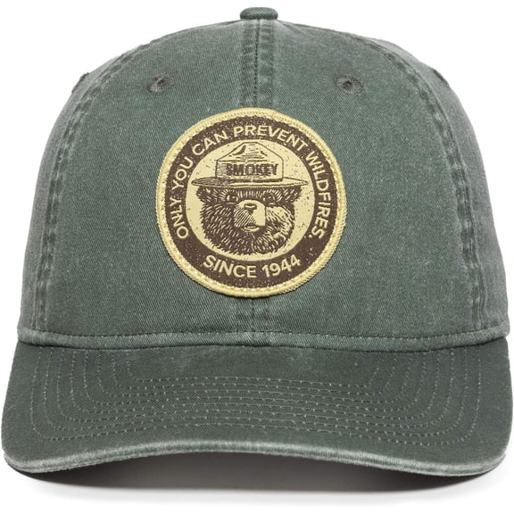 Outdoor Cap Smokey The Bear 1944 Baseball Hat One Size Fits All Dark Green