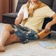 thumbnail image 5 of Balery Astronaut Soccer Field Pantalones cortos de pijama de punto de algodón para hombre con cinturilla y bolsillos-4X-Large, 5 of 6