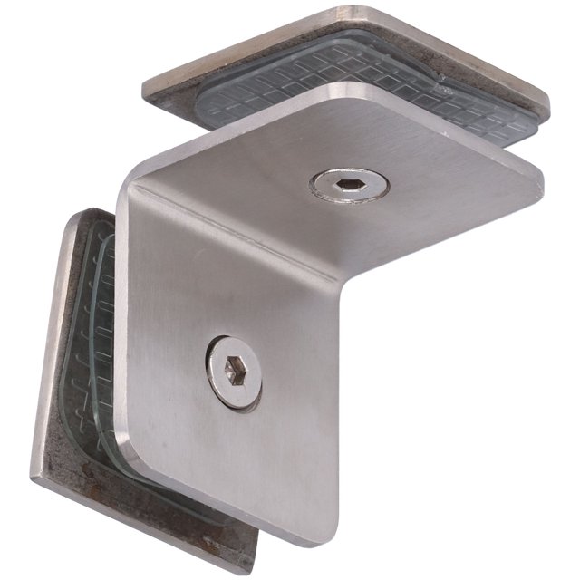 Glass Bracket, 304 Stainless Steel Glass Clip For Door For Door Accessories