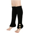 thumbnail image 2 of Luxalzxs Women's Warm Wool Leg Warmers Knitted Button Knee Boot Covers Stacked Socks Foot Warmers Leg Covers, 2 of 5