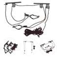 thumbnail image 3 of 1Set Heavy Duty Bike Ceiling Mount Rack Wall Mount Bicycle Hook Steel Abs Black For Indoor Storage 11.8x3.4in, 3 of 9
