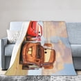 thumbnail image 2 of Manta de Cars Lightning Mcqueen, suave, acogedora, cálida y ligera, para sofá, cama, silla, camping, viajes, decoración, picnic, 80 x 60 pulgadas, 2 of 5