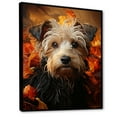 thumbnail image 2 of Designart "Parade Of Puli Poetry I" Animals Dog Floater Framed Wall Art Prints, 2 of 5