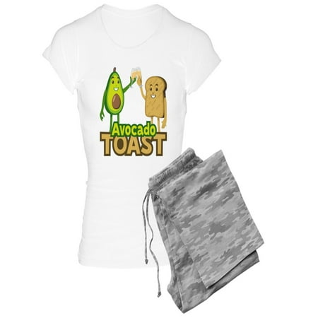 

CafePress - Emoji Avocado Toast - Women s Light Pajamas