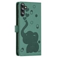 thumbnail image 4 of Leather Case for Samsung Galaxy A26 , Premium PU Leather Embossed Elephant Stand/Cover/Wallet/Flip Case, 4 of 10