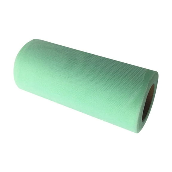 GOOHOCHY Green Gauze Tulle Roll for Decoration Easy to Cut Ideal for Wedding Party Crafts 25 Yards