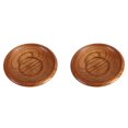 thumbnail image 1 of 2 cuencos redondos sólidos ecológicos, cubiertos de madera, platos de madera chinos para la cocina del hogar, 1 of 8