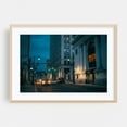 thumbnail image 2 of Downtown Blues, Wilkes-Barre 01 - Wilkes-Barre Pennsylvania Photography City Nightlife Street Photography Architecture Night Sky Unframed Wall Art Print 32 x 48 inches, 2 of 7