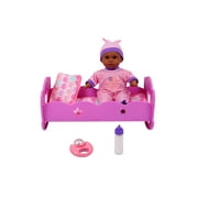 My Sweet Love Baby With Crib (purple) Aa