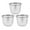 Silver, variant on FONDOTIN 3Pcs Reusable Stainless Steel Tea Infuser Filter Basket Fine Mesh for Home Teapot Use