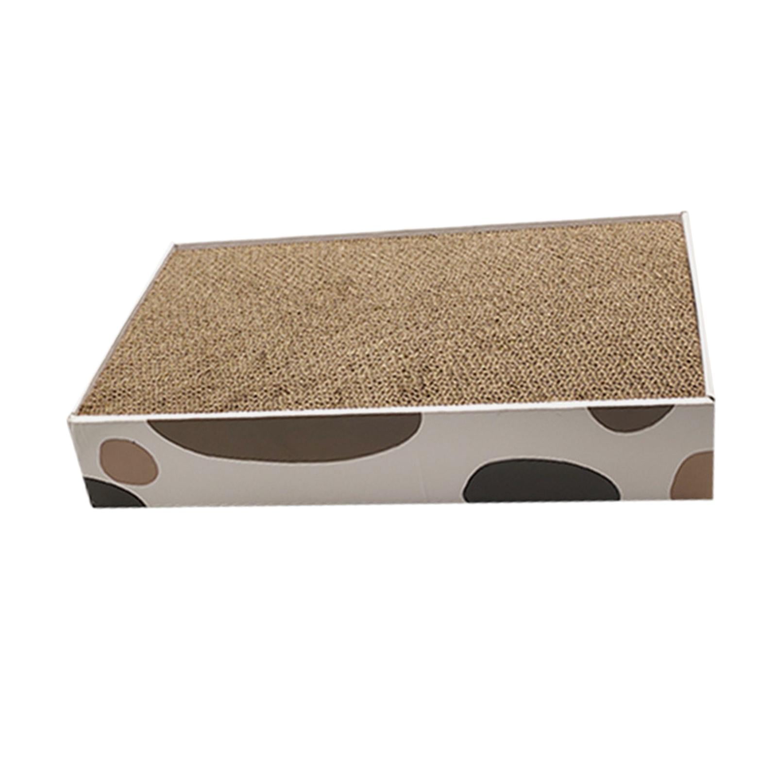 Bvdfgk Cat Scratcher Cardboard Scratch Bed Scratching Pads with Box Corrugate Paper for