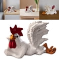 thumbnail image 4 of Rústica Divertida Adorno Artesanal Resina Adorno Escritorio (pollo), 4 of 9
