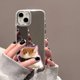 thumbnail image 3 of Cute Cat Pattern Mirror Phone Case For iPhone 14 Pro Max 15 12 13 11 XR X XS Max Case Make up Mirror Hard Back Cover Bumper Capa, 3 of 5