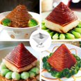 thumbnail image 2 of Stainless Steel Square Pagoda Meat Mold, Salad Dishes Fried Rice Shaping Mold,Kitchen Hotel Dish Tools, 2 of 6