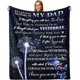 thumbnail image 1 of LHSHID Sympathy Gifts for Loss of Dad Father Sympathy Blanket Memorial Blanket Loss of Father Dad Sympathy Gifts in Memory of Loved One Gifts Grief Gifts Bereavement Gifts Throw Blankets 30"x40", 1 of 7