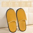 thumbnail image 2 of Fotbe Goldenrod Pantuflas Peludas para Mujer con Estampado, Zapatillas de Peluche, Zapatos de Invierno para Casa, Uso Interior y Exterior-Large, 2 of 8