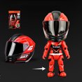 thumbnail image 3 of Figura de acción de motocicleta para niños, modelo de motocicleta de escritorio con articulaciones móviles, versión Q, figuras coleccionables para niños y adultos, 3 of 8