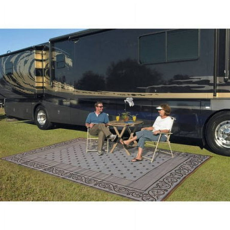 Buy Camco 42833 Large Reversible Outdoor Patio Mat 9' x 12