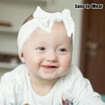 thumbnail image 5 of Bow Headband Fashion Cute Cotton Hair Band for Teenager White 6.3Inch, 5 of 6
