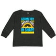 thumbnail image 3 of Inktastic Geometry Math Geek Funny School Boys or Girls Long Sleeve Toddler T-Shirt, 3 of 5