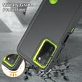 thumbnail image 6 of for Galaxy A03s Case Kickstand Durable 3-Layer Military Grade Protective Cover Hybrid Silicone Heavy Duty Rugged Shockproof Screen Lip Raised Protection for Samsung Galaxy A03s,
Gray+Green, 6 of 7