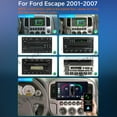 thumbnail image 3 of 2+64GB Android 14 Car Radio Stereo for Ford Escape 2001-2007, 9" Wireless CarPlay Android Auto GPS Navi Wi-Fi Bluetooth SWC DSP FM RDS Rearview Camera, 3 of 14