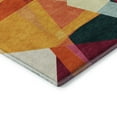 thumbnail image 3 of Addison Rugs Mayfield Premium Machine Washable Transitional Geometric Ivory Round Rug, 8' X 8' Machine Washable Transitional Geometric Ivory Oversized Sherpa Throw Blanket, 3 of 6