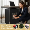 thumbnail image 5 of Locksworth 6.2 Cu.ft. Large Safe with Electronic Keypad, Safe Box with Fireproof Bag Dual Alarm System Lockable Inner Cabinet for Home Hotel, 5 of 10