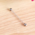 thumbnail image 3 of Gymnture Stainless Steel Industrial Barbell Earrings Men Helix Cartilage Tragus Earring, 3 of 10
