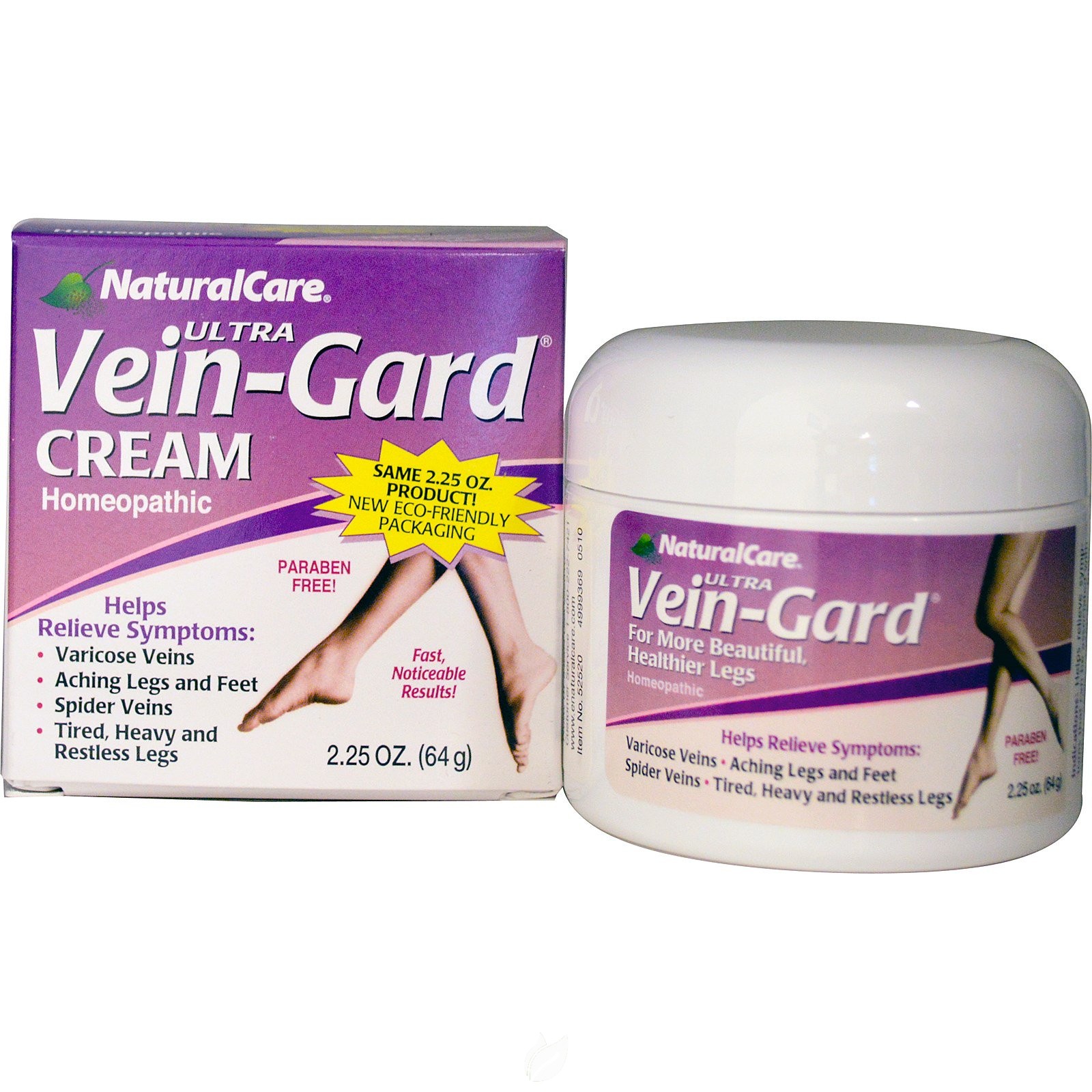 VeinGard Cream 2.25 Oz by Natural Care, Pack of 2